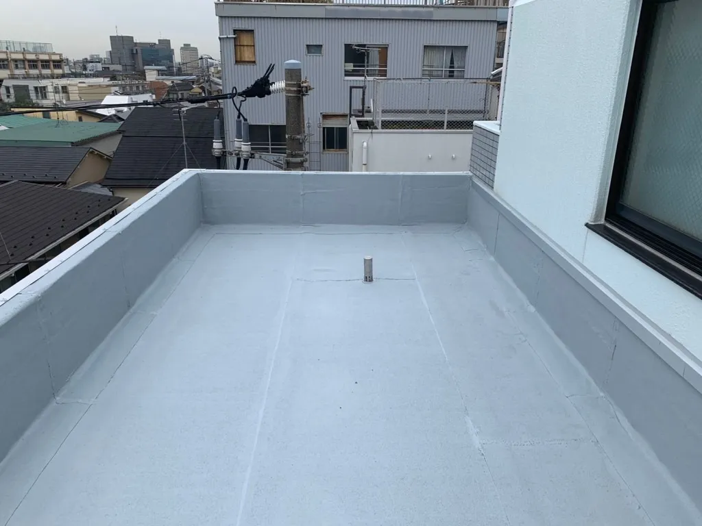 東京都北区 Mマンションルーフバルコニー防水工事